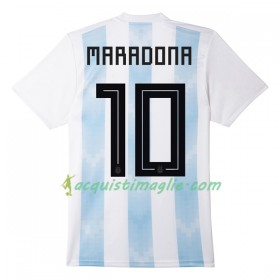 Divisa di Calcio Argentina Maradona 10 Prima Mondiali 2018